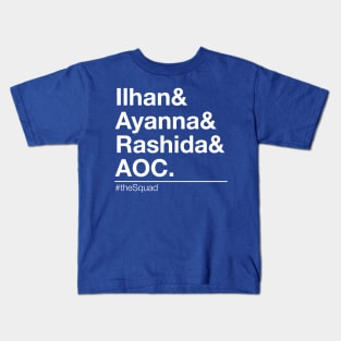 AOC Shirt, The SQUAD, Progressive Democrats, Feminist Shirt #thesquad Kids T-Shirt